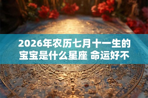 2026年农历七月十一生的宝宝是什么星座 命运好不好