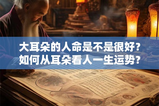 大耳朵的人命是不是很好？如何从耳朵看人一生运势？