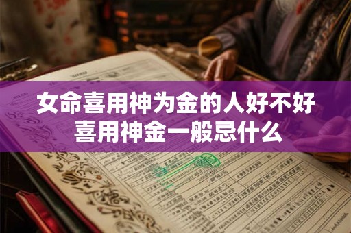 女命喜用神为金的人好不好 喜用神金一般忌什么