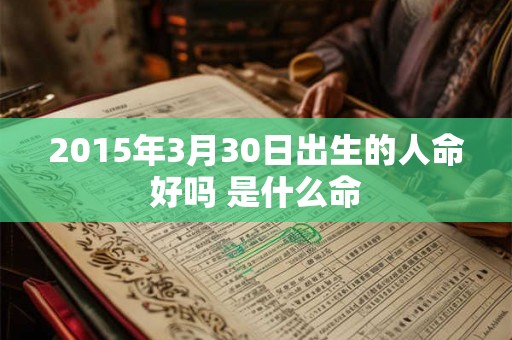 2015年3月30日出生的人命好吗 是什么命