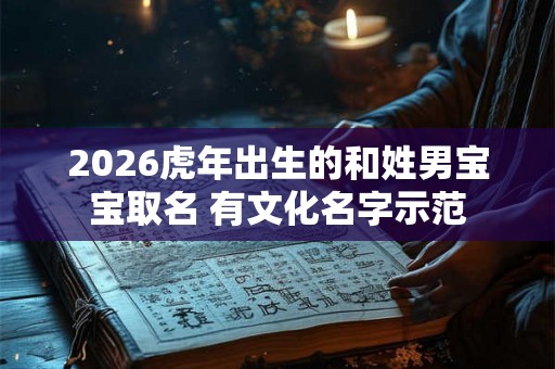2026虎年出生的和姓男宝宝取名 有文化名字示范 2026虎年出生的和姓男宝宝取名 有文化名字示范