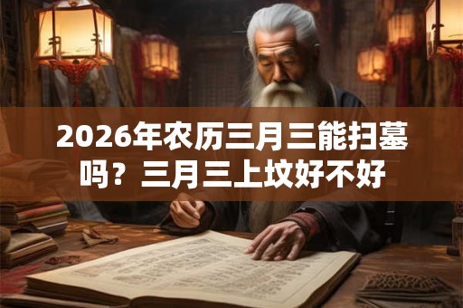 2026年农历三月三能扫墓吗?三月三上坟好不好 2026年农历三月三能扫墓吗?三月三上坟好不好
