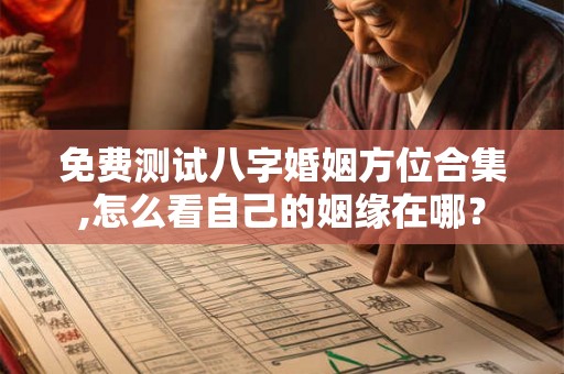 免费测试八字婚姻方位合集,怎么看自己的姻缘在哪？