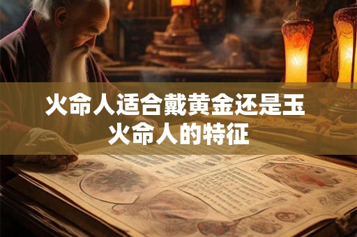 火命人适合戴黄金还是玉 火命人的特征 火命人适合戴黄金还是玉 火命人的特征