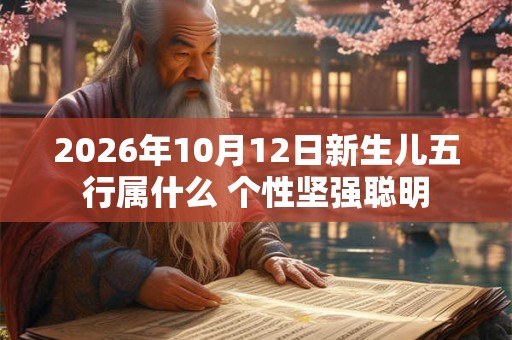 2026年10月12日新生儿五行属什么 个性坚强聪明