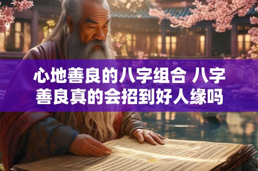 心地善良的八字组合 八字善良真的会招到好人缘吗