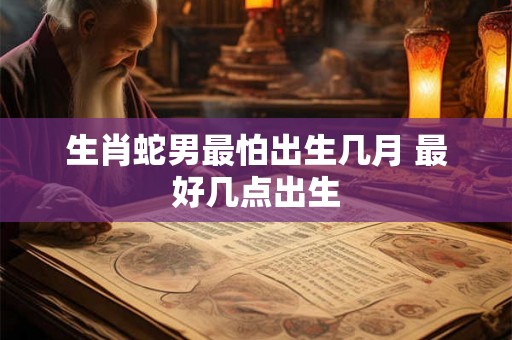 生肖蛇男最怕出生几月 最好几点出生