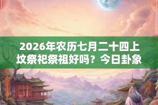 2026年农历七月二十四上坟祭祀祭祖好吗？今日卦象如何？