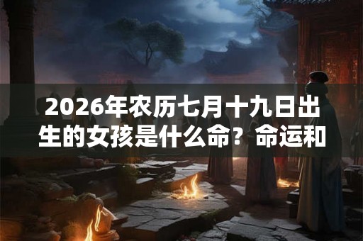 2026年农历七月十九日出生的女孩是什么命？命运和性格如何？