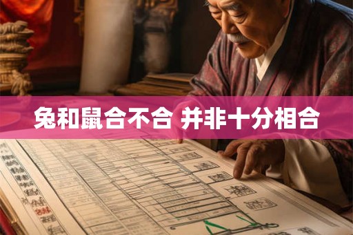 兔和鼠合不合 并非十分相合