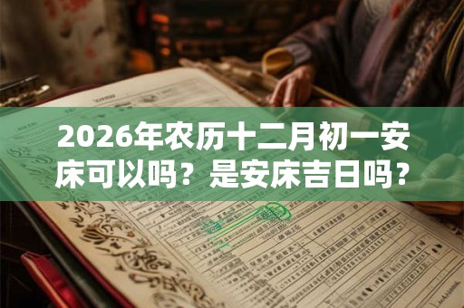 2026年农历十二月初一安床可以吗？是安床吉日吗？