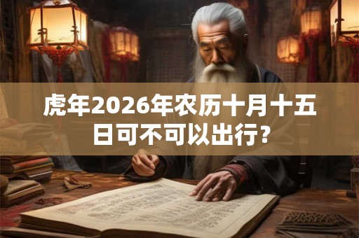 虎年2026年农历十月十五日可不可以出行？