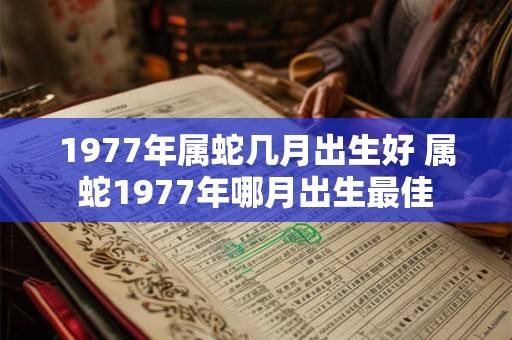 1977年属蛇几月出生好 属蛇1977年哪月出生最佳