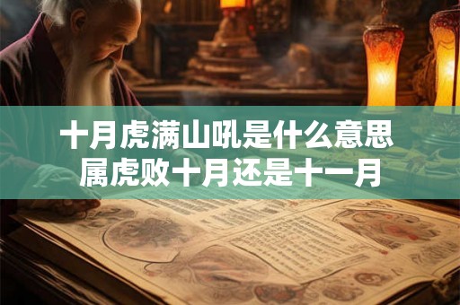 十月虎满山吼是什么意思 属虎败十月还是十一月
