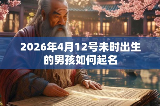 2026年4月12号未时出生的男孩如何起名 2026年4月12号未时出生的男孩如何起名