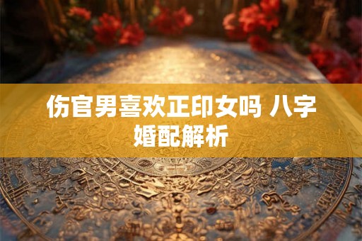 伤官男喜欢正印女吗 八字婚配解析 伤官男喜欢正印女吗 八字婚配解析