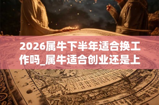2026属牛下半年适合换工作吗_属牛适合创业还是上班
