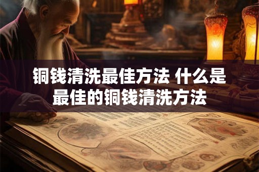 铜钱清洗最佳方法 什么是最佳的铜钱清洗方法