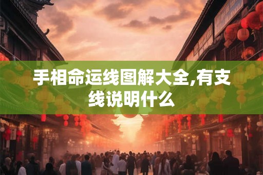 手相命运线图解大全,有支线说明什么