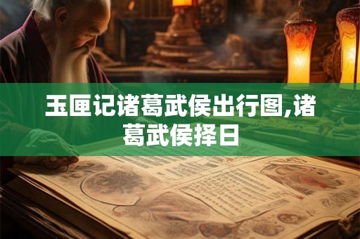 玉匣记诸葛武侯出行图,诸葛武侯择日 玉匣记诸葛武侯出行图,诸葛武侯择日