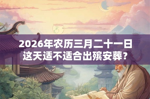 2026年农历三月二十一日这天适不适合出殡安葬？