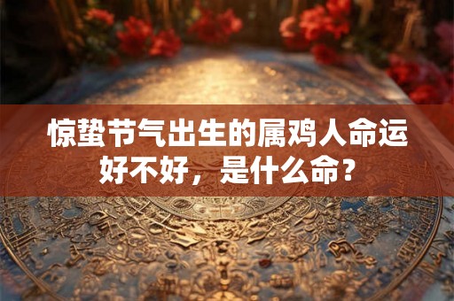 惊蛰节气出生的属鸡人命运好不好,是什么命? 惊蛰节气出生的属鸡人命运好不好,是什么命?