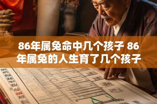 86年属兔命中几个孩子 86年属兔的人生育了几个孩子