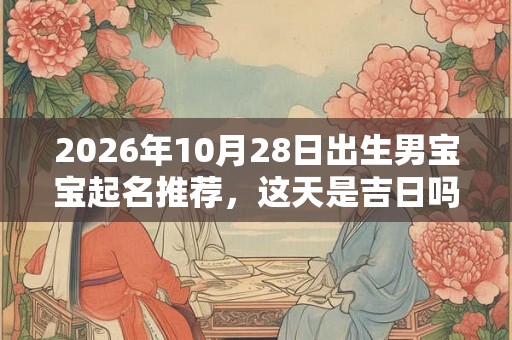 2026年10月28日出生男宝宝起名推荐，这天是吉日吗？