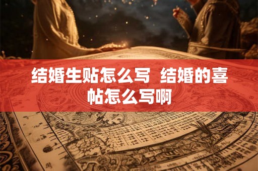 结婚生贴怎么写 结婚的喜帖怎么写啊 结婚生贴怎么写 结婚的喜帖怎么写啊