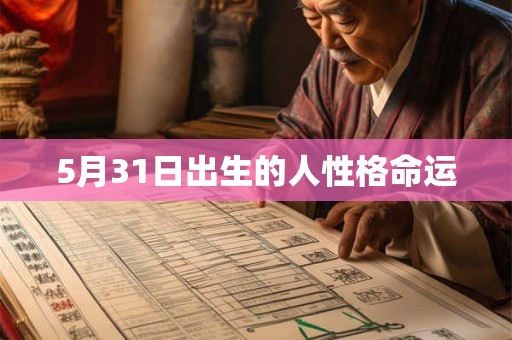 5月31日出生的人性格命运