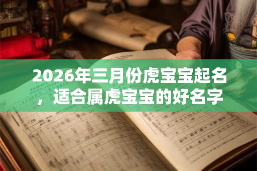 2026年三月份虎宝宝起名,适合属虎宝宝的好名字 2026年三月份虎宝宝起名,适合属虎宝宝的好名字