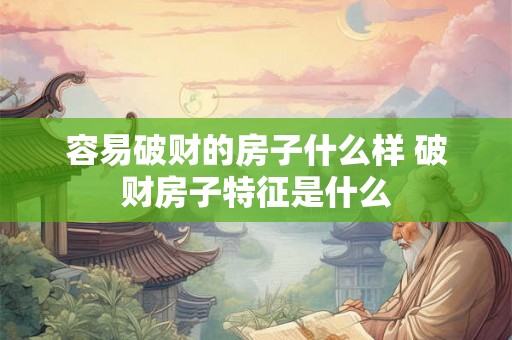 容易破财的房子什么样 破财房子特征是什么