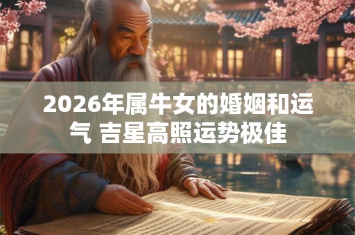 2026年属牛女的婚姻和运气 吉星高照运势极佳