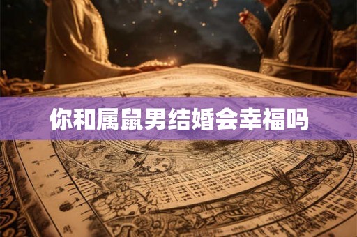 你和属鼠男结婚会幸福吗
