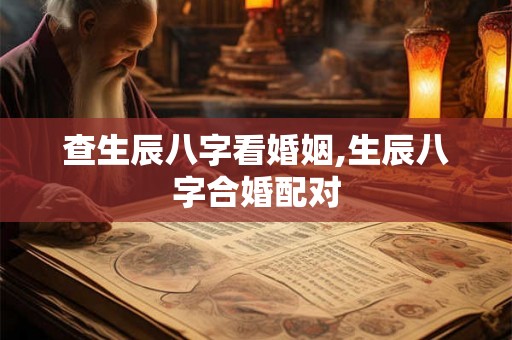 查生辰八字看婚姻,生辰八字合婚配对 查生辰八字看婚姻,生辰八字合婚配对