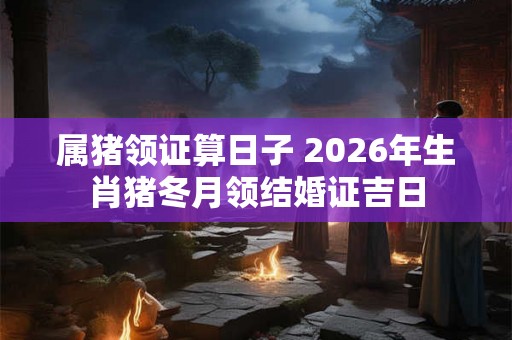 属猪领证算日子 2026年生肖猪冬月领结婚证吉日 属猪领证算日子 2026年生肖猪冬月领结婚证吉日