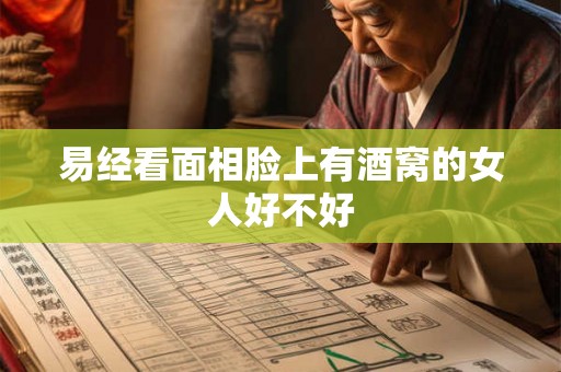 易经看面相脸上有酒窝的女人好不好