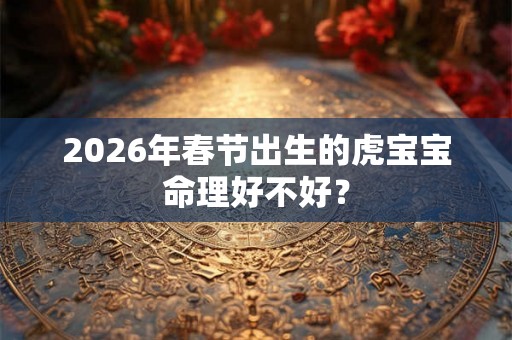 2026年春节出生的虎宝宝命理好不好？