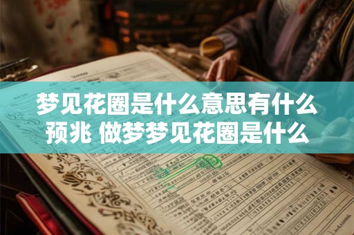 梦见花圈是什么意思有什么预兆 做梦梦见花圈是什么意思有没有什么预示或预兆