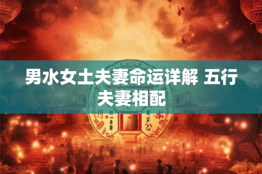 男水女土夫妻命运详解 五行夫妻相配