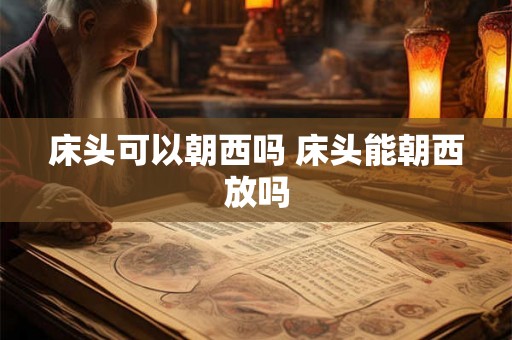 床头可以朝西吗 床头能朝西放吗