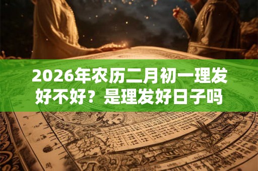 2026年农历二月初一理发好不好?是理发好日子吗 2026年农历二月初一理发好不好?是理发好日子吗