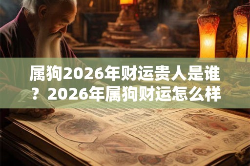 属狗2026年财运贵人是谁？2026年属狗财运怎么样？