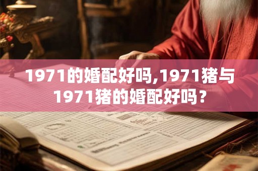 1971的婚配好吗,1971猪与1971猪的婚配好吗? 1971的婚配好吗,1971猪与1971猪的婚配好吗?