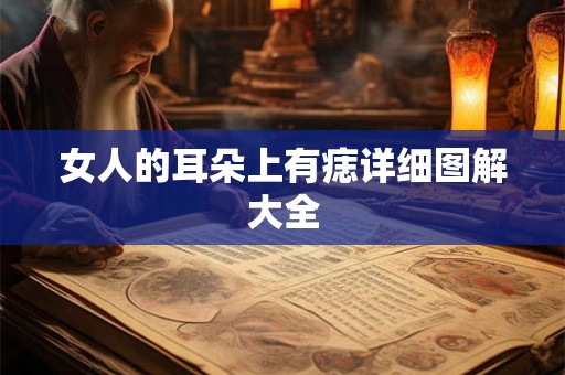女人的耳朵上有痣详细图解大全