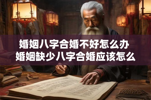 婚姻八字合婚不好怎么办 婚姻缺少八字合婚应该怎么办 婚姻八字合婚不好怎么办 婚姻缺少八字合婚应该怎么办