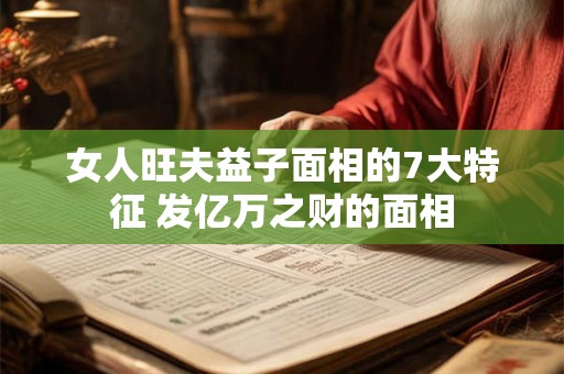 女人旺夫益子面相的7大特征 发亿万之财的面相 女人旺夫益子面相的7大特征 发亿万之财的面相