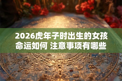 2026虎年子时出生的女孩命运如何 注意事项有哪些