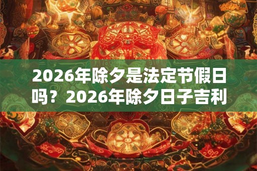 2026年除夕是法定节假日吗？2026年除夕日子吉利吗？