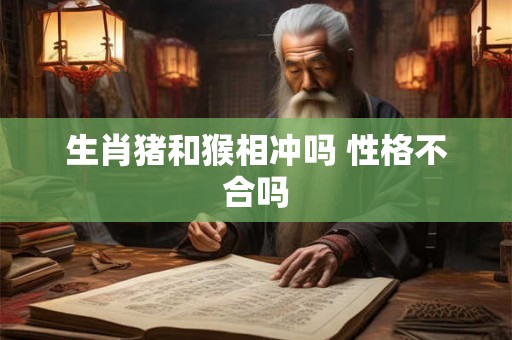生肖猪和猴相冲吗 性格不合吗